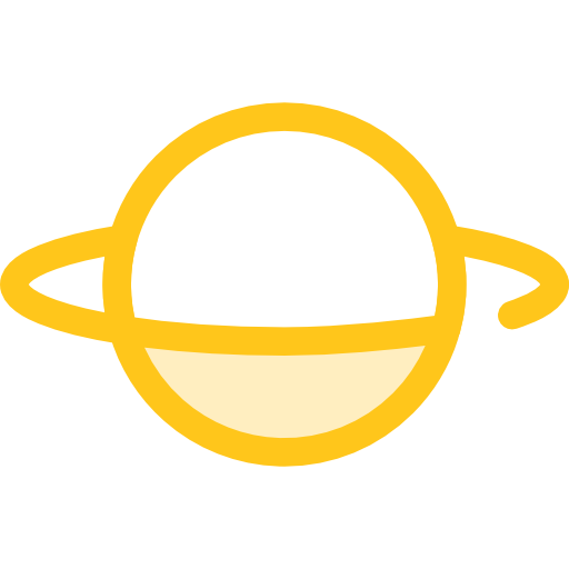 saturnus Monochrome Yellow icoon