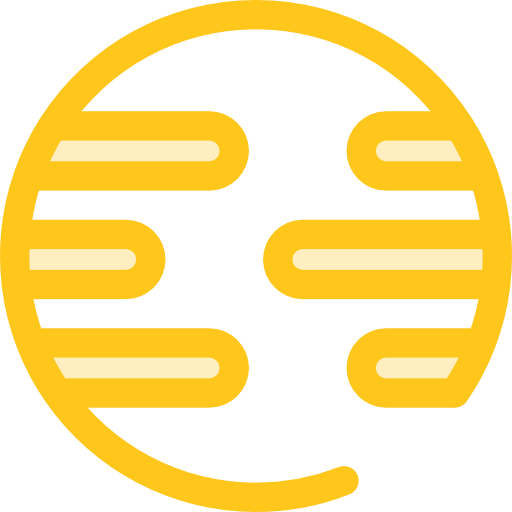 행성 Monochrome Yellow icon