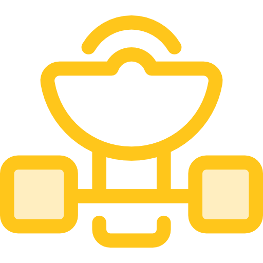 satélite Monochrome Yellow icono
