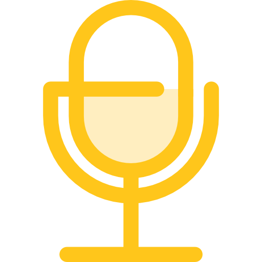microfono Monochrome Yellow icona