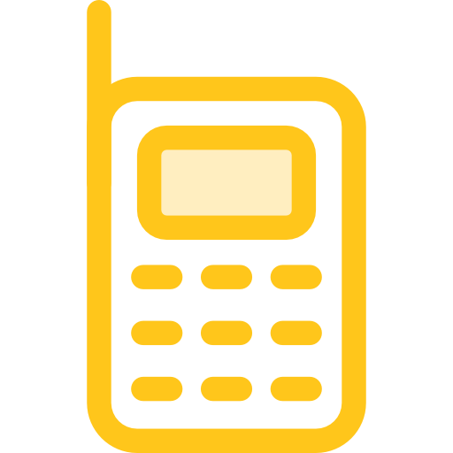 mobiltelefon Monochrome Yellow icon