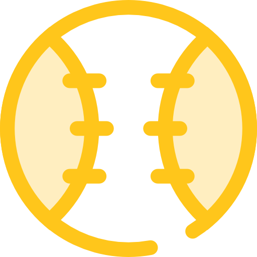 béisbol Monochrome Yellow icono
