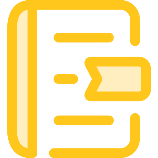 agenda Monochrome Yellow icono
