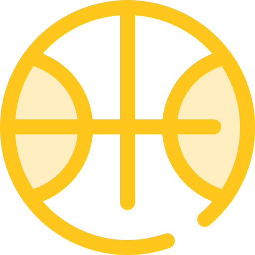 koszykówka Monochrome Yellow ikona
