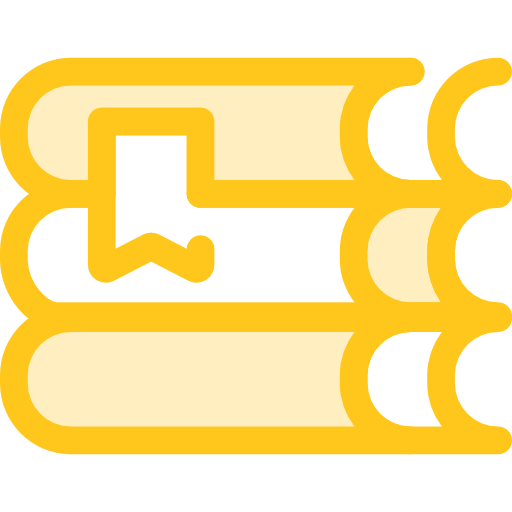 서적 Monochrome Yellow icon