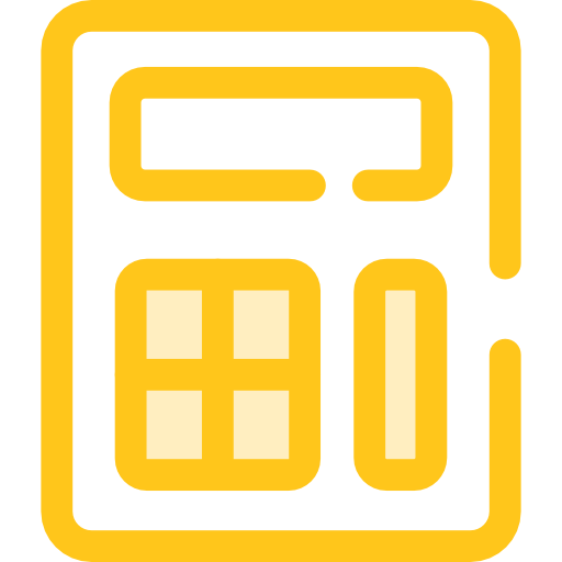 calculadora Monochrome Yellow Ícone