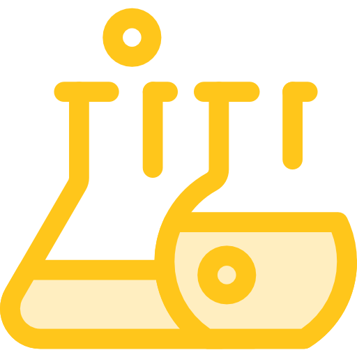 Chemistry Monochrome Yellow icon