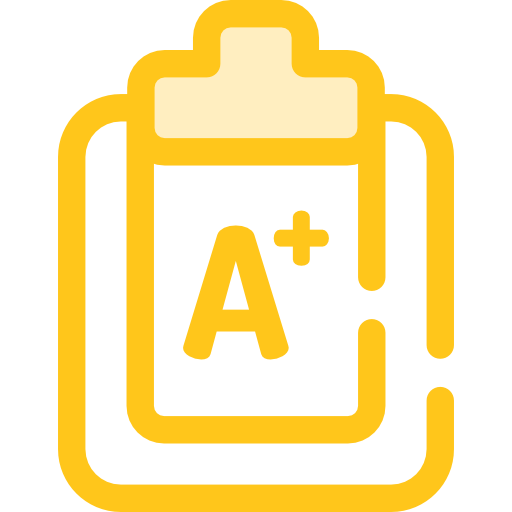 Clipboard Monochrome Yellow icon