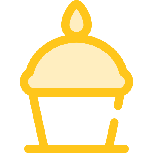 컵케익 Monochrome Yellow icon