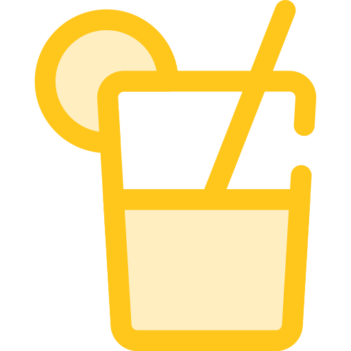 trinken Monochrome Yellow icon