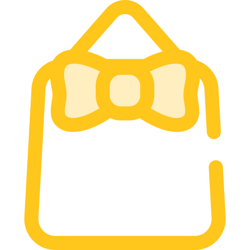 Gift Monochrome Yellow icon