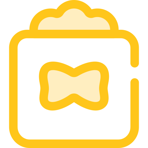 Gift Monochrome Yellow icon