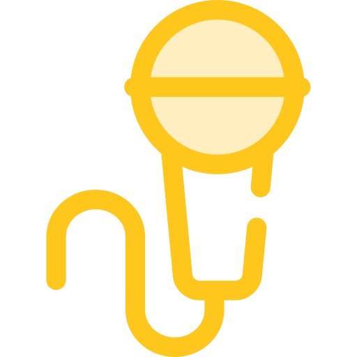mikrofon Monochrome Yellow ikona