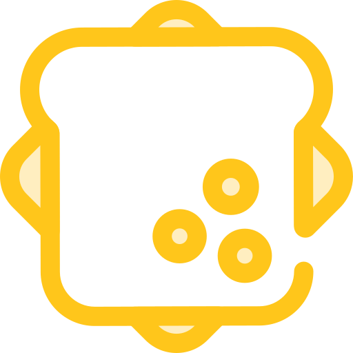 샌드위치 Monochrome Yellow icon