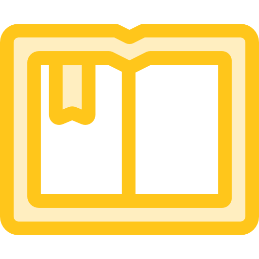 livro Monochrome Yellow Ícone