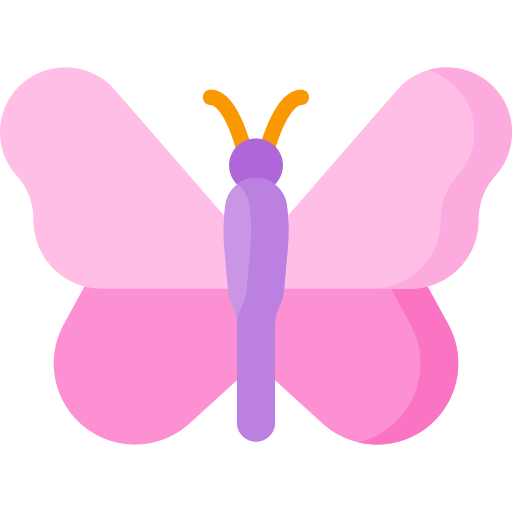 Silk butterfly Special Flat icon