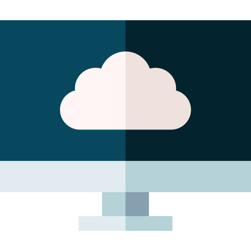 Cloud Basic Straight Flat icon