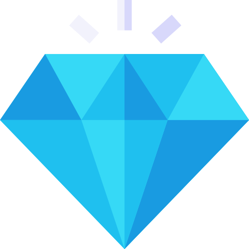 diamant Basic Straight Flat icoon