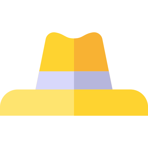 kapelusz fedora Basic Straight Flat ikona