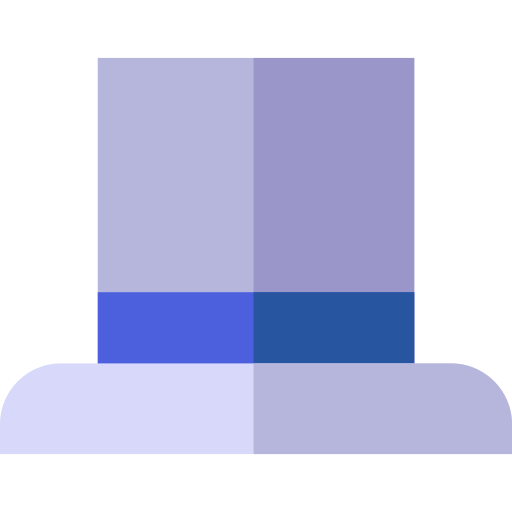 Top hat Basic Straight Flat icon