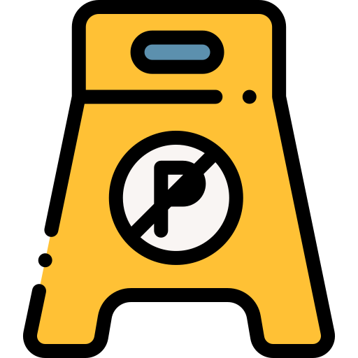 駐車禁止 Detailed Rounded Lineal color icon