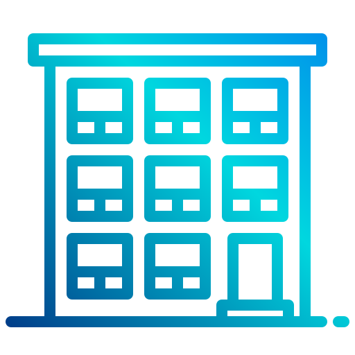 eigentumswohnung xnimrodx Lineal Gradient icon