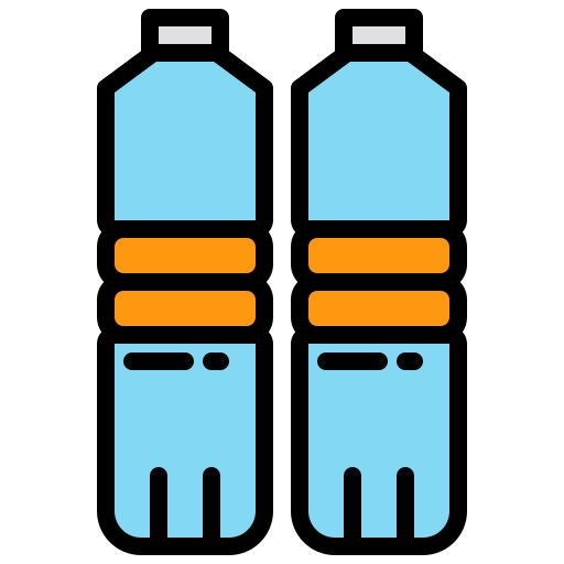 botella de agua xnimrodx Lineal Color icono