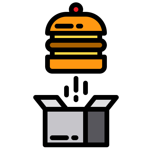 バーガー xnimrodx Lineal Color icon