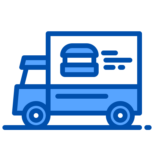 Food delivery xnimrodx Blue icon