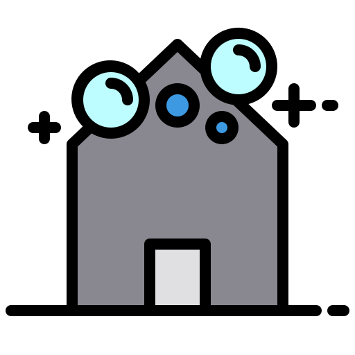 House cleaning xnimrodx Lineal Color icon