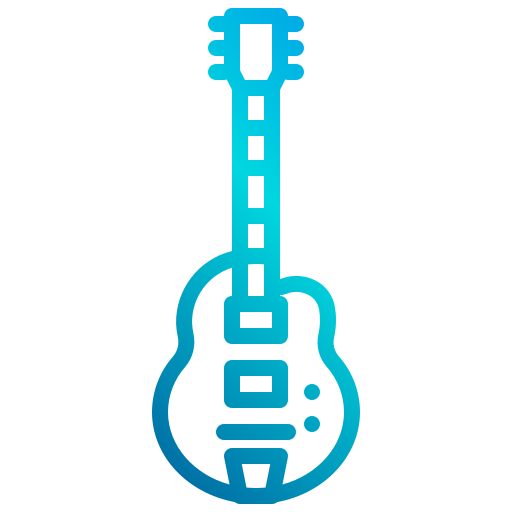 elektrische gitarre xnimrodx Lineal Gradient icon