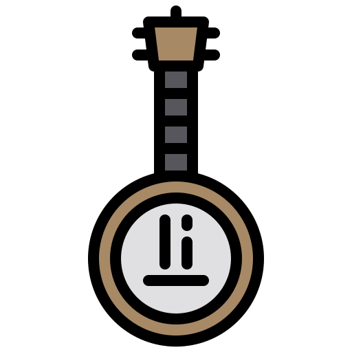 banjo xnimrodx Lineal Color ikona