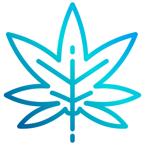cannabis xnimrodx Lineal Gradient Icône