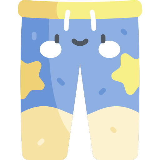 piżama Kawaii Flat ikona