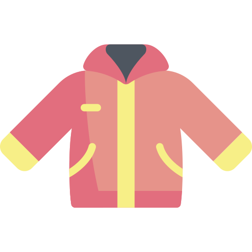 Jacket Kawaii Flat icon