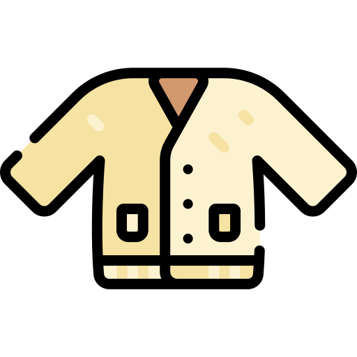 sweter rozpinany Kawaii Lineal color ikona