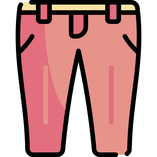 Trousers Kawaii Lineal color icon