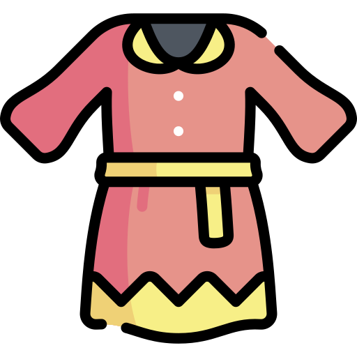robe Kawaii Lineal color Icône