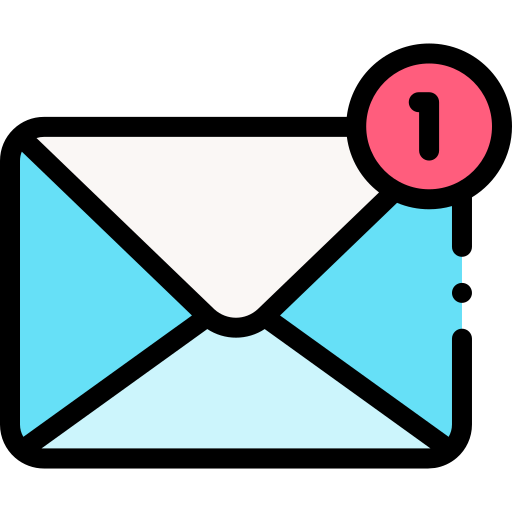 mail Detailed Rounded Lineal color icon