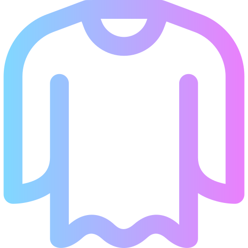 Blouse Super Basic Rounded Gradient icon