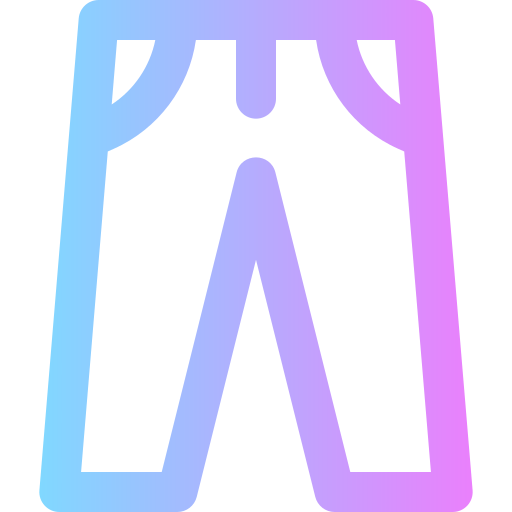 Trousers Super Basic Rounded Gradient icon