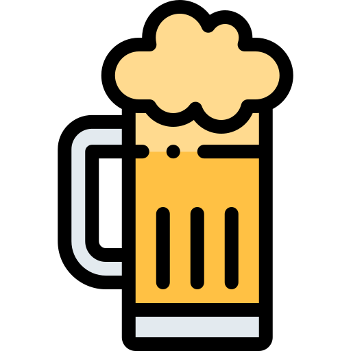 jarro de cerveza Detailed Rounded Lineal color icono