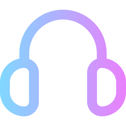 Earmuffs Super Basic Rounded Gradient icon