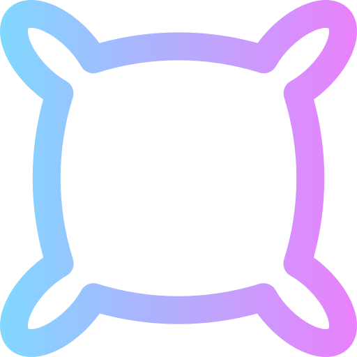 Pillow Super Basic Rounded Gradient icon