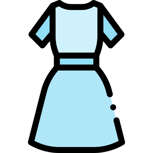 Dress Detailed Rounded Lineal color icon