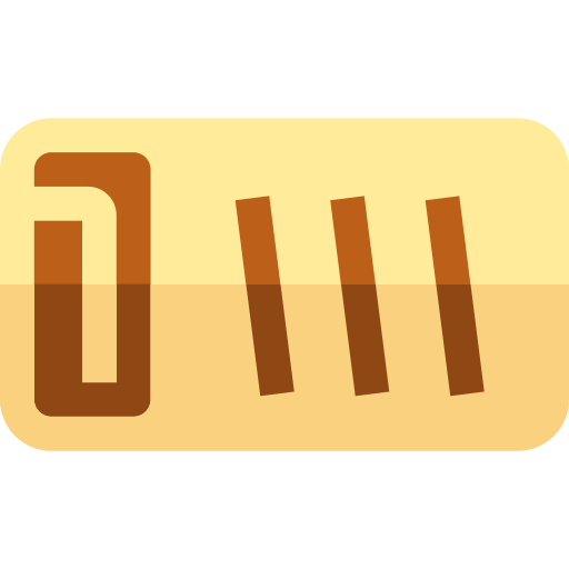 pie de manzana Basic Straight Flat icono