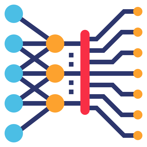 aprendizaje profundo Becris Flat icono