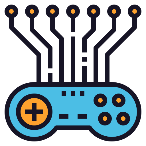gamepad Becris Lineal color icon
