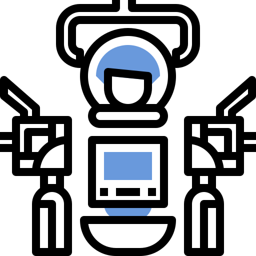 Robot Winnievizence Blue icon
