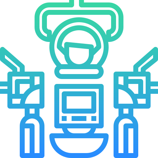 ロボット Winnievizence Outline gradient icon